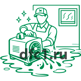 Сушка и уборка после потопа в Щербинке